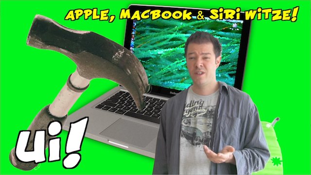 Apple, Macbook und Siri Witze